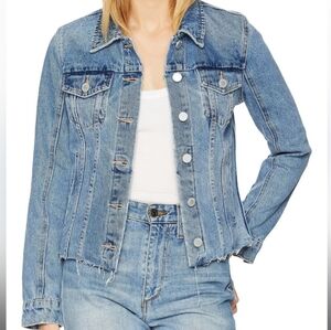 Blank NYC Women's Blue Jean Jacket Medium